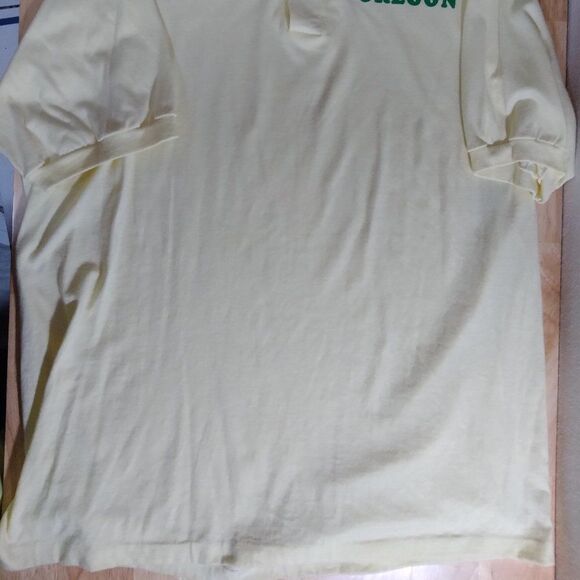 Vintage 80s U of Oregon Ducks Logo Polo Shirt - Picture 3 of 7